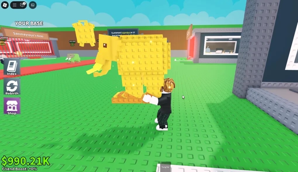 Steal a Brainrot Roblox Wiki - Yellow Elephant Brainrot Character Guide